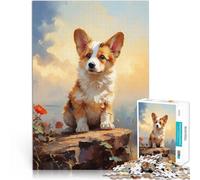 jigsaw 1000 pieces for adults Pembroke Welsh Corgi Stressabbau Schwierige Herausforderung Lustiges Geschenk52x38cm