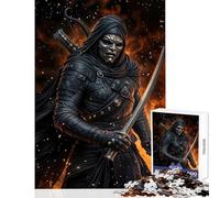 Jigsaw 1000 Pieces for Adults Persian Immortal Warrior Educational Toy Gift Birthday Fun Games with Matching Poster And Trivia Sheet Size 38x52cm