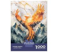 Jigsaw 1000 Pieces for Adults Phoenix’s Rebirth Jigsaw for Adults Relax Games Difficult Hard Deal As Gifts for The Whole Family 52x38cm/1000pcs