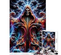 Jigsaw 1000 Pieces for Adults Quantum Necromancer Hands-on Game Analysis And Logic Anti-Stress Toys Enhance Love between Couples (38x52cm)