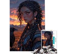 Jigsaw 1000 Pieces for Adults Raven Shaman︰ Tibetan Mountain Oracle Help The Brain Exercise Perfect Decoration Brain Teaser Game Suitable for Ages 14 And Up (50x75cm)