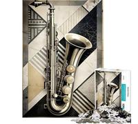 Jigsaw 1000 Pieces for Adults Retro Music Beats 1000 Piece Jigsaws Educational Toy Birthday Present Family Fun & Game Night (38x52cm)