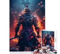 Jigsaw 1000 Pieces for Adults Samurai Fire Puzzle For Teenagers Staycation Kill Time Help The Brain Exercise for Is Ideal As A Gifts (38x52cm)