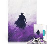 jigsaw 1000 pieces for adults Samurai in Purple Field Lernspiele DIY Spielzeug Tolles Geschenk für Spiele38x26cm
