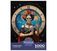 Jigsaw 1000 Pieces for Adults Santisima Muerte Jigsaw for Adults Relax Games Difficult Hard Deal As Gifts for The Whole Family 70x50cm/1000pcs