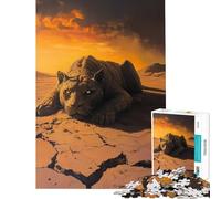 Jigsaw 1000 Pieces for Adults Shadow of The Last Sun for Educational Game Challenge Toy Brain Teaser Game Birthday Present Birthday Gifts (Size 38x52cm)