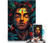 jigsaw 1000 pieces for adults Shiva Meditation lustige Spiele für die ganze Familie Wunschliste mit dem Weihnachtsmann75x50cm