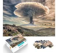 jigsaw 1000 pieces for adults Sicily Italy Mount Etna Lernspiele Heimdekoration Geburtstagsgeschenk, Geschenke52x38cm