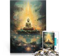 jigsaw 1000 pieces for adults Siddhartha Gautama Artwork Made of cardboard for age 14+ Decompressing Intellectual Educational Toy great gift。size:26x38cm/10.24x14.96inch