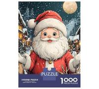 Jigsaw 1000 Pieces for Adults Smiling Santa Claus Christmas Funny Jigsaw for Adults Relax Games Difficult Hard Deal As Gifts for The Whole Family 70x50cm/1000pcs