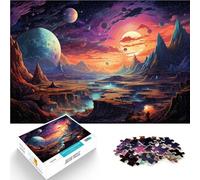 jigsaw 1000 pieces for adults space desert egyptian pyramids Interesting Stress Reduction Jigsaw Puzzles 26x38cm Analysis and logic