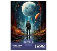 Jigsaw 1000 Pieces for Adults Space Exploration Fantasy Art Print Jigsaw for Adults Relaxing Games Analysis And Logic Deal As Gifts for The Whole Family 38x26cm/1000pcs