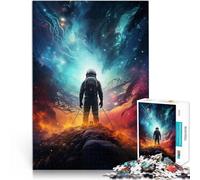 jigsaw 1000 pieces for adults Space Explorer Galaxy Dekomprimierendes intellektuelles Lernspielzeug Wanddekoration75x50cm