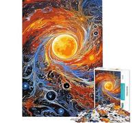 Jigsaw 1000 Pieces for Adults Space Fantasy Jigsaw Puzzles for Teenagers Staycation Kill Time Wishlist with Santa Claus Unique Birthday And Gifts (Size 50x75cm)