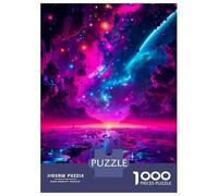 Jigsaw 1000 Pieces for Adults Space Mirror Adult Jigsaw Brain Teaser Game Staycation Kill Time Help The Brain Exercise 38x26cm/1000pcs