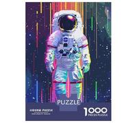Jigsaw 1000 Pieces for Adults Spacewalking in Silence Adult Jigsaw Brain Teaser Game Staycation Kill Time Help The Brain Exercise 38x26cm/1000pcs