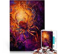 jigsaw 1000 pieces for adults Spider Made of cardboard for age 14+ Challenging play toys It is ideal as a gift for the whole family。size:38x52cm/14.96x20.47inch