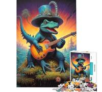 Jigsaw 1000 Pieces for Adults Steampunk Dino Serenades Educational Challenge Pattern Assembly Toy Wall Decor Suitable for People Aged 14 And Above (38x52cm)