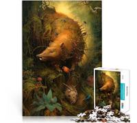 jigsaw 1000 pieces for adults Surreal Giant Forest Hog 2 pädagogische Herausforderung Heimdekoration Spielzeug75x50cm
