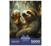 Jigsaw 1000 Pieces for Adults Surreal Safari Fox 3 Adult Jigsaw Puzzle Family Games Analysis And Logic Deal As Gifts for The Whole Family 70x50cm/1000pcs