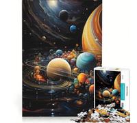 Jigsaw 1000 Pieces for Adults Technicolor Tales Stories Brain Teaser Game Interesting Stress Reduction Improving Love between Couples 38x26cm