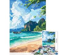Jigsaw 1000 Pieces for Adults Thailand Beach Puzzle For Teenagers Staycation Kill Time Help The Brain Exercise for Is Ideal As A Gifts (38x26cm)