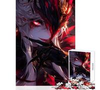 Jigsaw 1000 Pieces for Adults The Eagle Anime Girl Jigsaw Puzzles for Teenagers Staycation Kill Time Wishlist with Santa Claus Unique Birthday And Gifts (38x52cm)