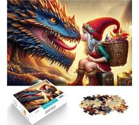 jigsaw 1000 pieces for adults The Enchanting Encounter Challenging To Complete But Fun And Humorous Home Decoration Toys 50x70cm