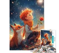 Jigsaw 1000 Pieces for Adults The Little Prince And The Fox Educational Challenge Pattern Assembly Toy Wall Decor Suitable for People Aged 14 And Above (38x52cm)