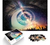 jigsaw 1000 pieces for adults Timeless sky eye Analysis and logic 26x38cm with Matching Poster and Trivia Sheet for for Age 14