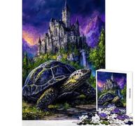 Jigsaw 1000 Pieces for Adults Turtle And Castle Fantasy Landscape Practical Game But Fun And Humorous Anti-Stress Toys for Birthday, Chrismas (38X52cm)