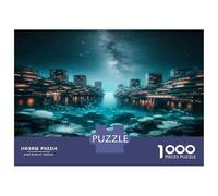 Jigsaw 1000 Pieces for Adults Underwater Cityscape Jigsaw for Adults Relax Games Difficult Hard Deal As Gifts for The Whole Family 70x50cm/1000pcs