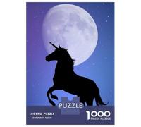 Jigsaw 1000 Pieces for Adults Unicorn Horse Fantasy Jigsaw for Adults Relax Games Difficult Hard Deal As Gifts for The Whole Family 38x26cm/1000pcs