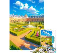 Jigsaw 1000 Pieces for Adults Versailles Gardens Educational Games Learning Educational Toys Great Gifts And Toys Difficult Hard (size 50x75cm)