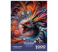 Jigsaw 1000 Pieces for Adults Vibrant Dragon Vortex Jigsaw for Adults Relax Games Difficult Hard Deal As Gifts for The Whole Family 52x38cm/1000pcs