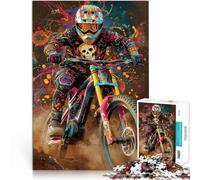 jigsaw 1000 pieces for adults Violent rider Stressabbau Staycation Zeit totschlagen Geschenkideen75x50cm
