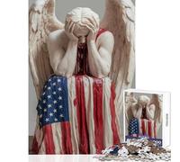 Jigsaw 1000 Pieces for Adults Weeping Angel Statue Puzzle For Teenagers Staycation Kill Time Help The Brain Exercise for Is Ideal As A Gifts (38x52cm)
