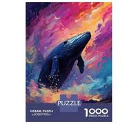 Jigsaw 1000 Pieces for Adults Whale Art Print Ocean Decor-1 Puzzle for Adults Anti-Stress Toys Difficult Challenge Unique Birthday And Gifts 70x50cm/1000pcs