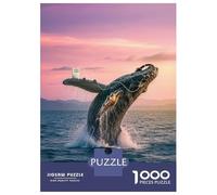 Jigsaw 1000 Pieces for Adults Whale Song Serenity Jigsaw for Adults Relaxing Games Analysis And Logic Deal As Gifts for The Whole Family 70x50cm/1000pcs