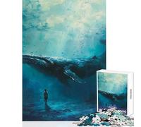 Jigsaw 1000 Pieces for Adults Whale Whispers Boy Dreams Puzzle For Teenagers Staycation Kill Time Help The Brain Exercise for Is Ideal As A Gifts (38x26cm)
