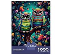 Jigsaw 1000 Pieces for Adults What A Hoot Jigsaw for Adults Relaxing Games Analysis And Logic Deal As Gifts for The Whole Family 52x38cm/1000pcs