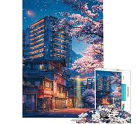 Jigsaw 1000 Pieces for Adults When The Sakura Bloom Adult Puzzles Brain Teaser Game But Fun And Humorous Deal As Gifts for The Whole Family (size 38x52cm)