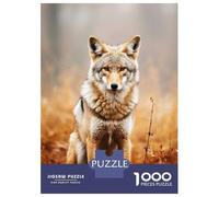 Jigsaw 1000 Pieces for Adults Wolf Cub Adult Jigsaw Brain Teaser Game Staycation Kill Time Help The Brain Exercise 70x50cm/1000pcs