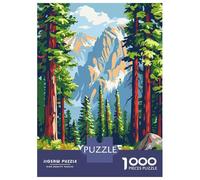 Jigsaw 1000 Pieces for Adults Yosemite National Park Jigsaw for Adults Relax Games Difficult Hard Deal As Gifts for The Whole Family 70x50cm/1000pcs