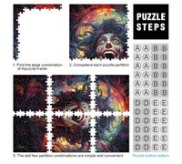 jigsaw 1000 pieces for adults zombies Educational Game Challenge Toy 26x38cm Unique Birthday and Gifts for and teenager Age 14 and Up