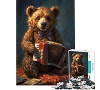 Jigsaw 1000 Pieces for Teenagers A Well Loved Bear Song Educational Games Toy Intellectual Game Gifts For Birthdays Learning Educational (Size 38x26cm)