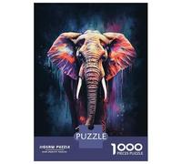 Jigsaw 1000 Pieces for Teenagers Amazing Elephant Puzzles for Adults Anti-Stress Toys Home Decoration Birthday And Unique Gifts 52x38cm/1000pcs