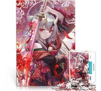 jigsaw 1000 pieces for teenagers Anime Girl with Sword Familienspiel für und Jedes Stück ist einzigartig Anspruchsvolles Familienspiel38x26cm