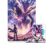 Jigsaw 1000 Pieces for Teenagers Anime War of Creatures, Practical Game, Staycation Kill Time, Unique Gifts for Birthday And Christmas 38x26cm