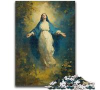 Jigsaw 1000 Pieces for Teenagers Ascension of Mary Painting Birthday Present Practical Game Great Gift for Games 50x75cm